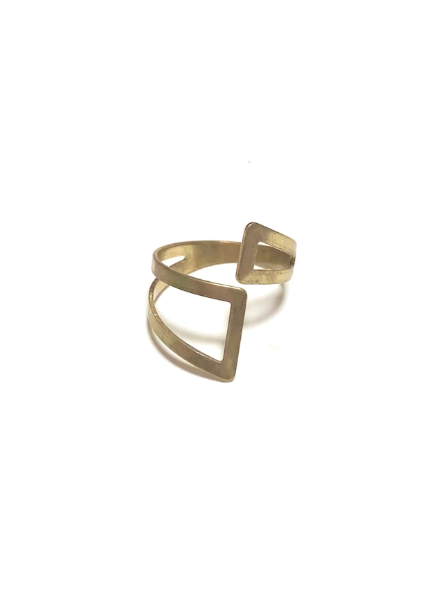 【TAMARI】Raw brass alternate ring