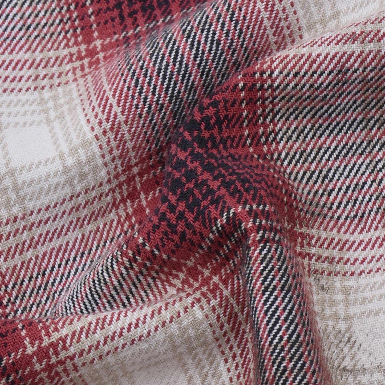 【KAMIYA】OG Check Sun-Faded Hooded Shirt - 10