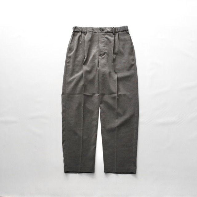 【STILL BY HAND スティルバイハンド】HARD TWIST POLYESTER 2TUCK TAPERED EASY PANTS ハードツイストポリエステル2タックテーパードイージーパンツ PT06241 (2COLORS)