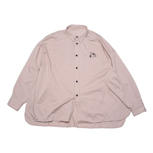 [2023Spring予約商品] EFFECTEN(エフェクテン) / houndstooth pattern wide shirt