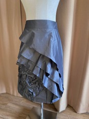 LANVIN COLLECTION rose design skirt-4300-8