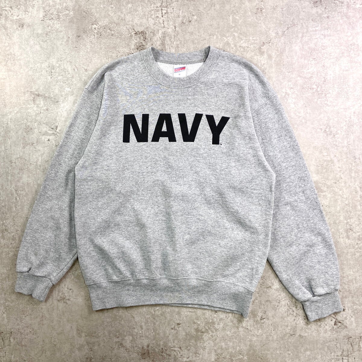 60s NAVAL AIR STATION スウェット 染み込み3段 官給 軍物 60s NAVAL