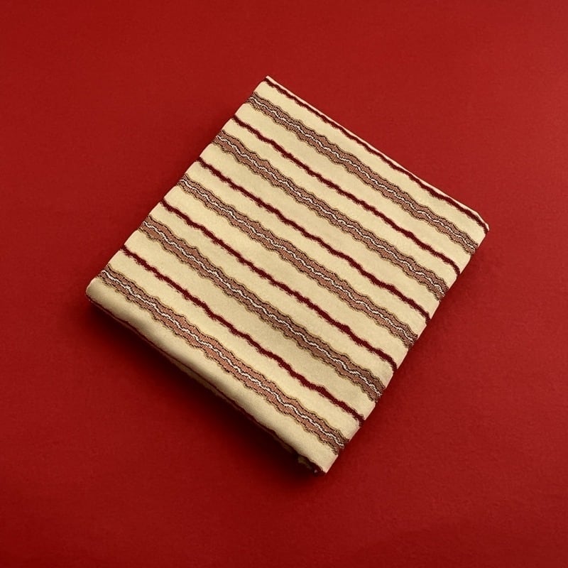 出帛紗 日野間道［段よろけ］ | 茶道帛紗 大阪有香