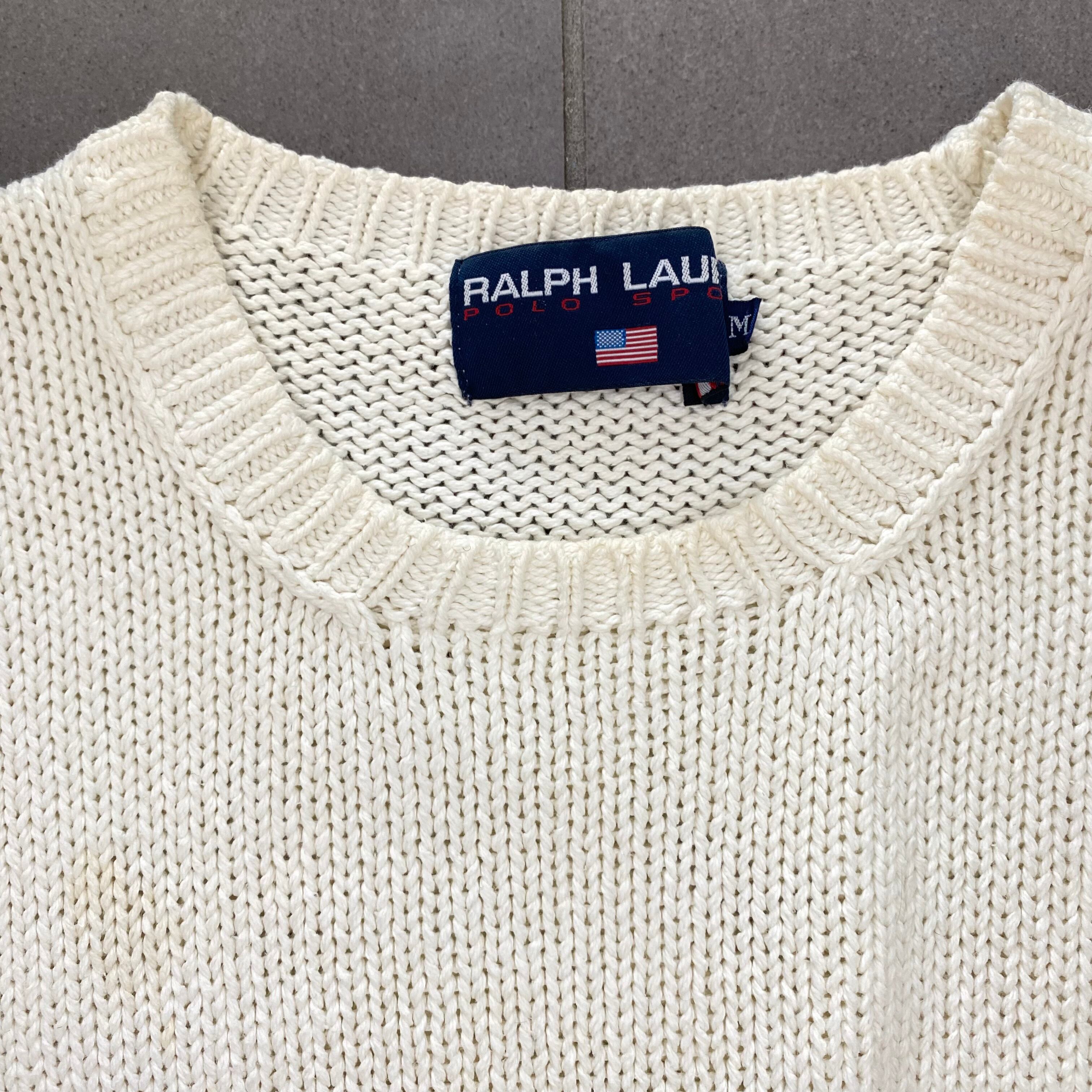 ラルフローレン ポロスポーツ スモールポニー ローゲージニット