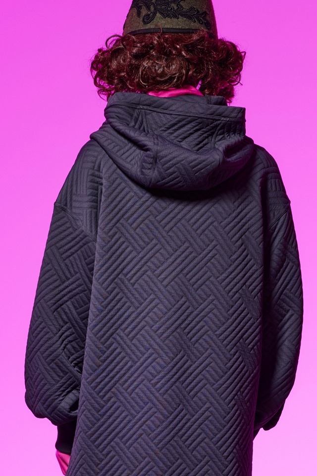 【223O069】変形フードロングワンピース