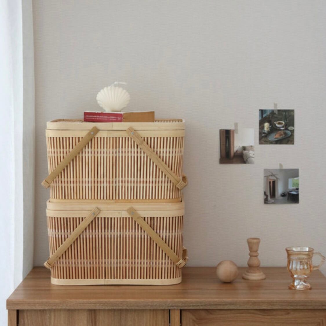 1+1】bamboo multi bascket set / バンブー マルチ ピクニック