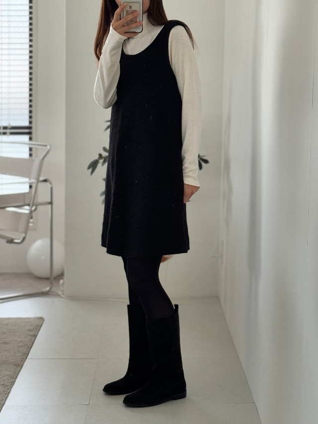 (即納) LIFFEY / Roa wool mini one-piece