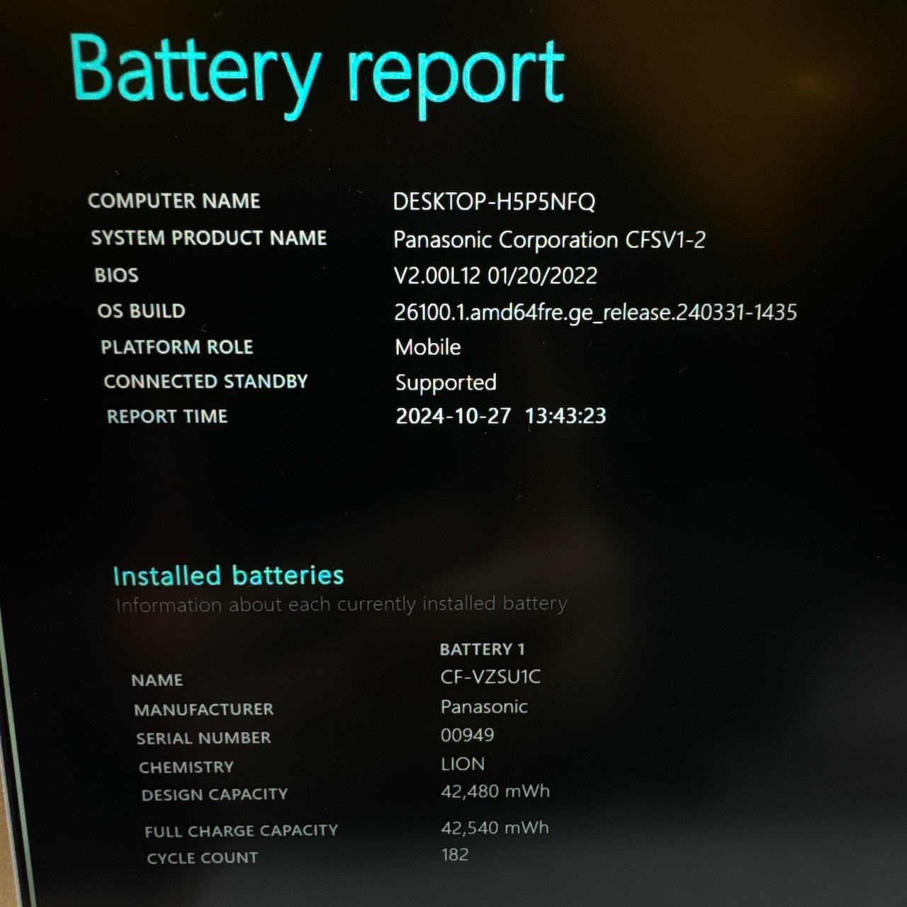 【2021年モデル】Panasonic Let’s note SV1 / 第11世代 Core i5-1145G7 / メモリ16GB / SSD256GB / 12.1インチ FHD