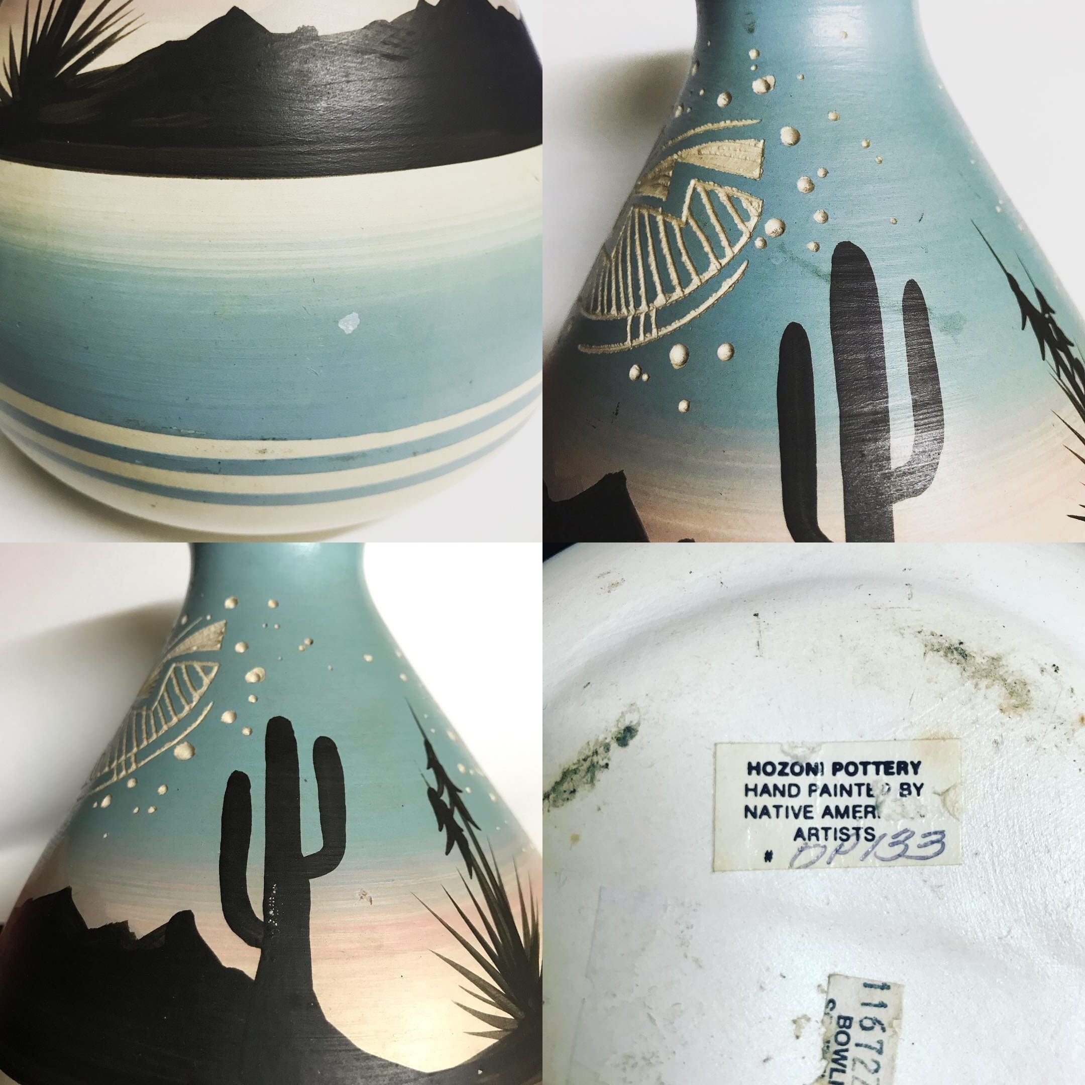 VINTAGE Flower Vase/ヴィンテージフラワーベース・HOZONI POTTERY