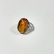 Vintage 875 Silver & Amber Ring Made In Soviet Union