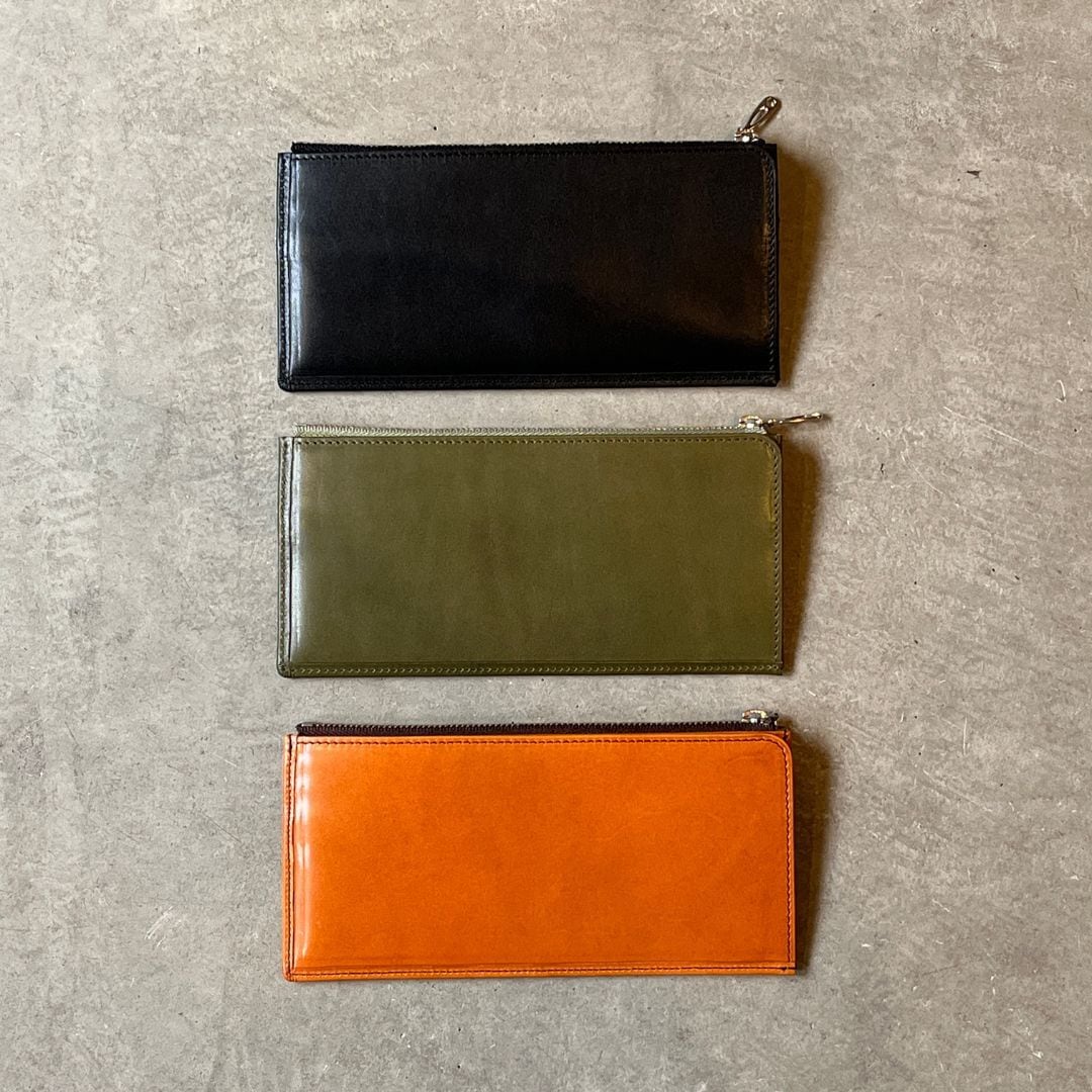 栃木レザー】本革 ロング フラグメントケース〈Leather Long Fragment
