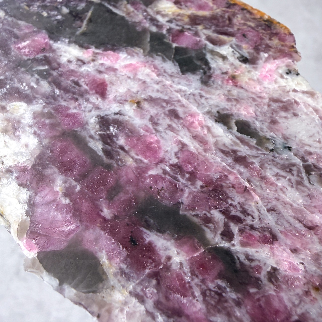 ピンクトルマリン スラブ ＊ Pink Tourmaline ＊ 天然石