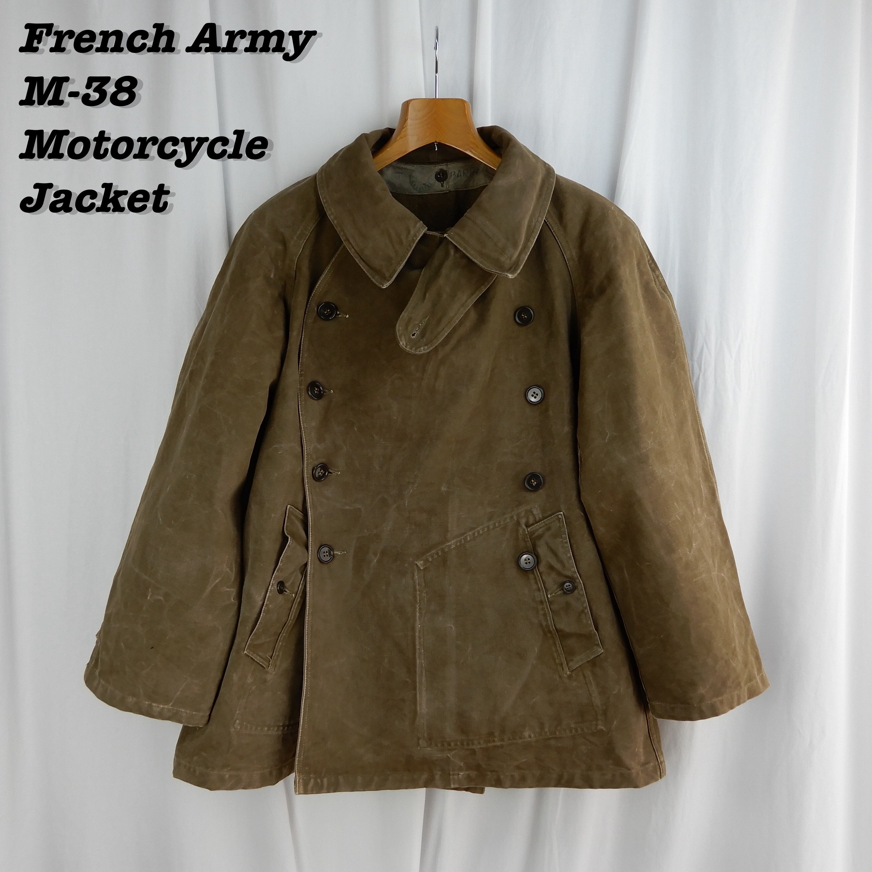 vintage m38 french army motor cycle coatユーロヴィンテージ