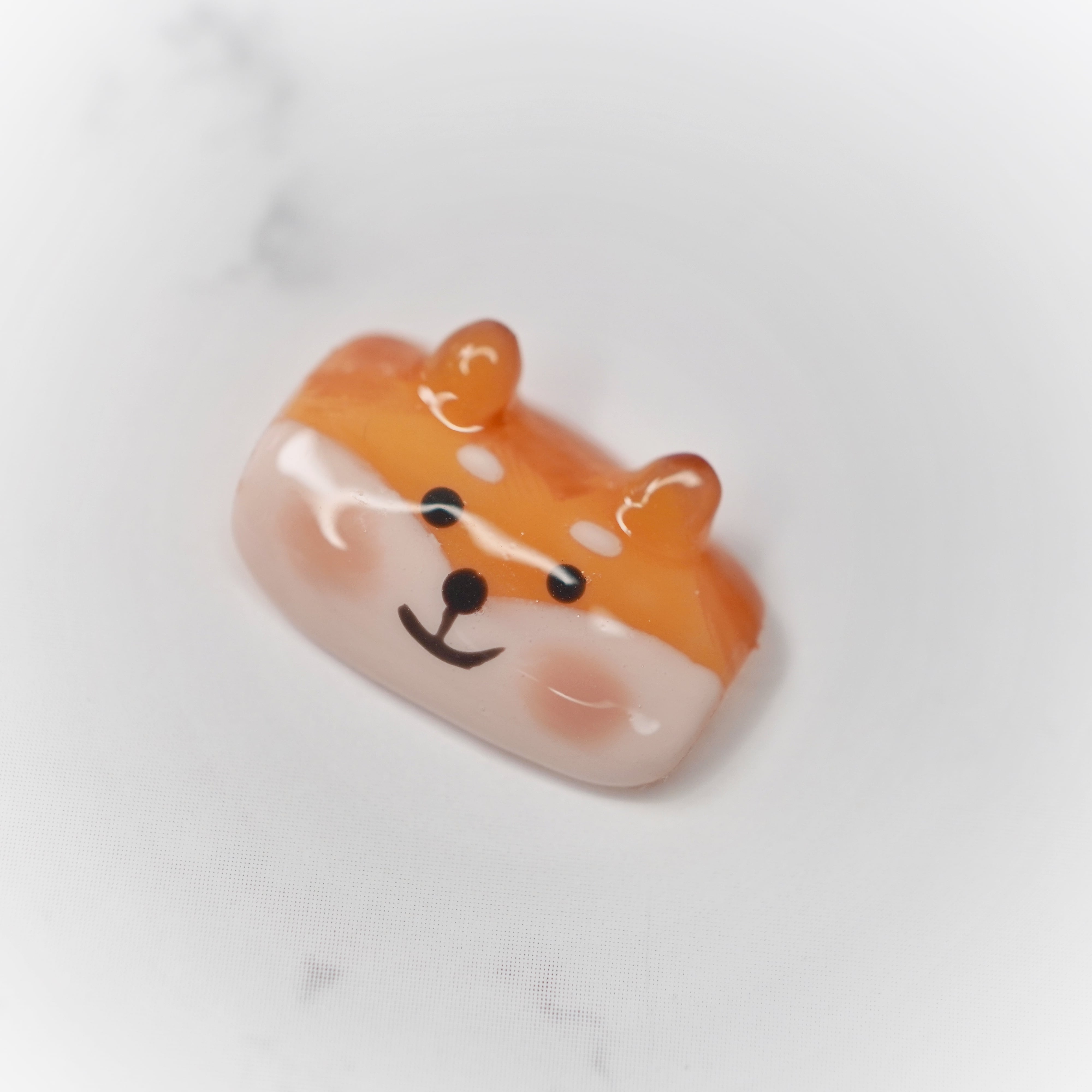 #659 リス柴 親指チップ/XY216 繰り返し使えるネイルチップ