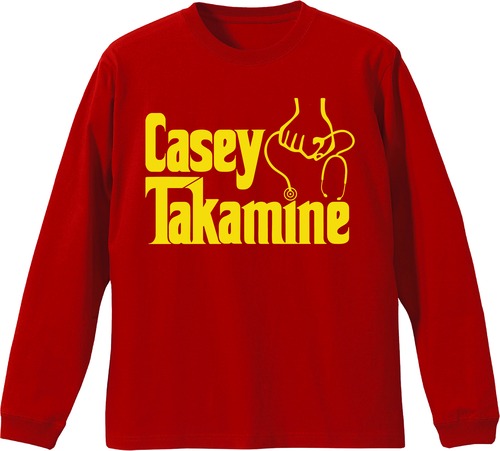 Don Takamine　L/S Tee　Red/Yellow