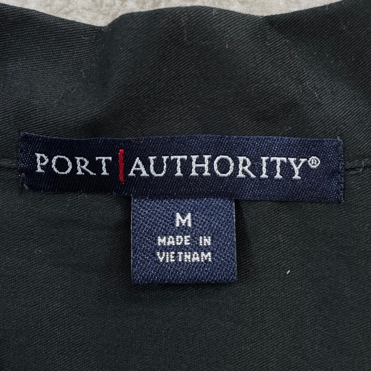 PORT AUTHORITY ツートンカラー 開襟 ボウリングシャツ メンズM 古着