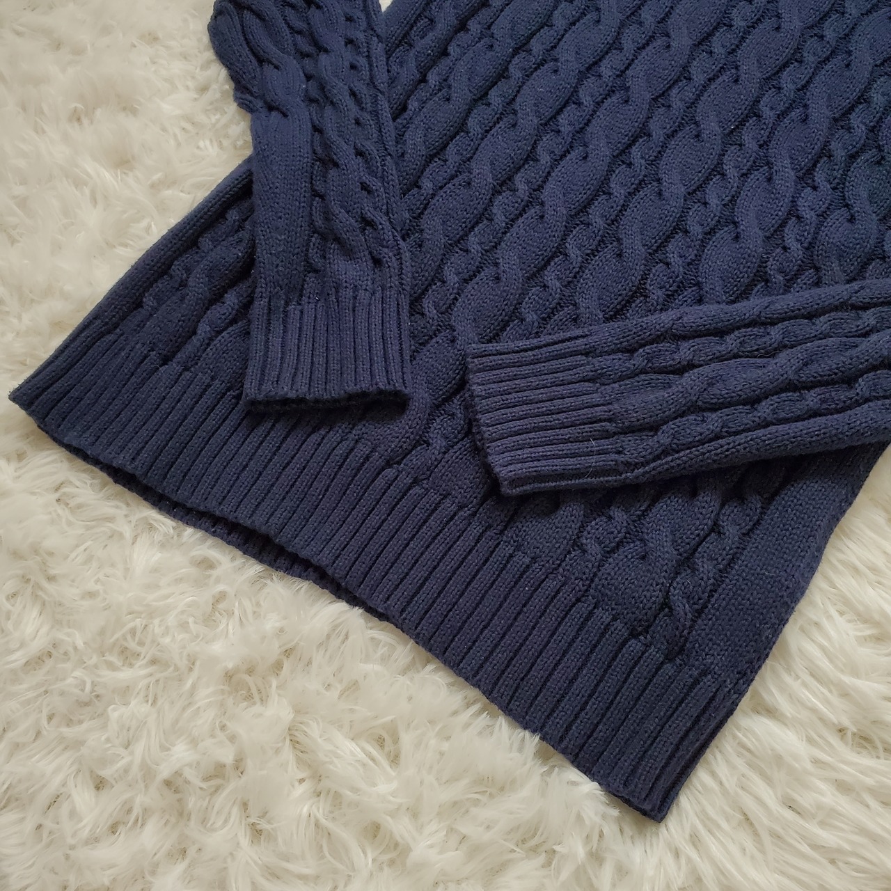 【USED】GU　セーター　ネイビー