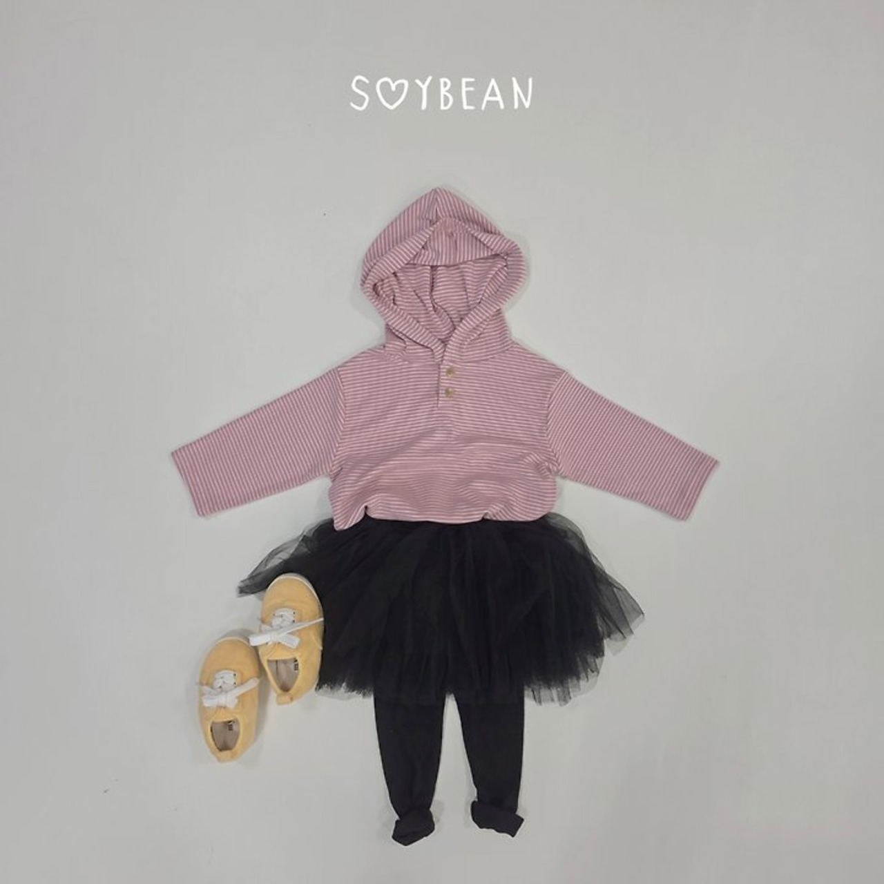 【取寄】SOYBEAN　ストライプボタンフード｜秋服｜韓国子供服｜ 26/AT