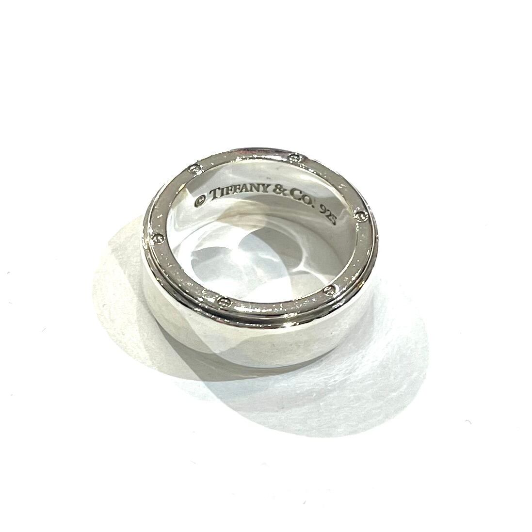 TIFFANY&CO.】2278洗練。メトロポリス リング 19号／幅1.1cm／ワイド