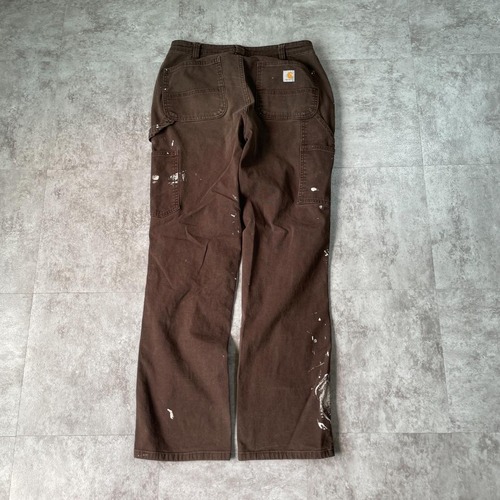 20s ダークブラウン ダブルニー Carhartt カーハート パンツ 詳細写真3