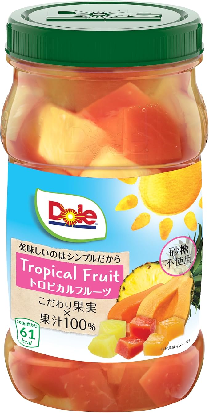 Dole フルーツボトル トロピカルフルーツ 665g×8個 【ヨーグルトや