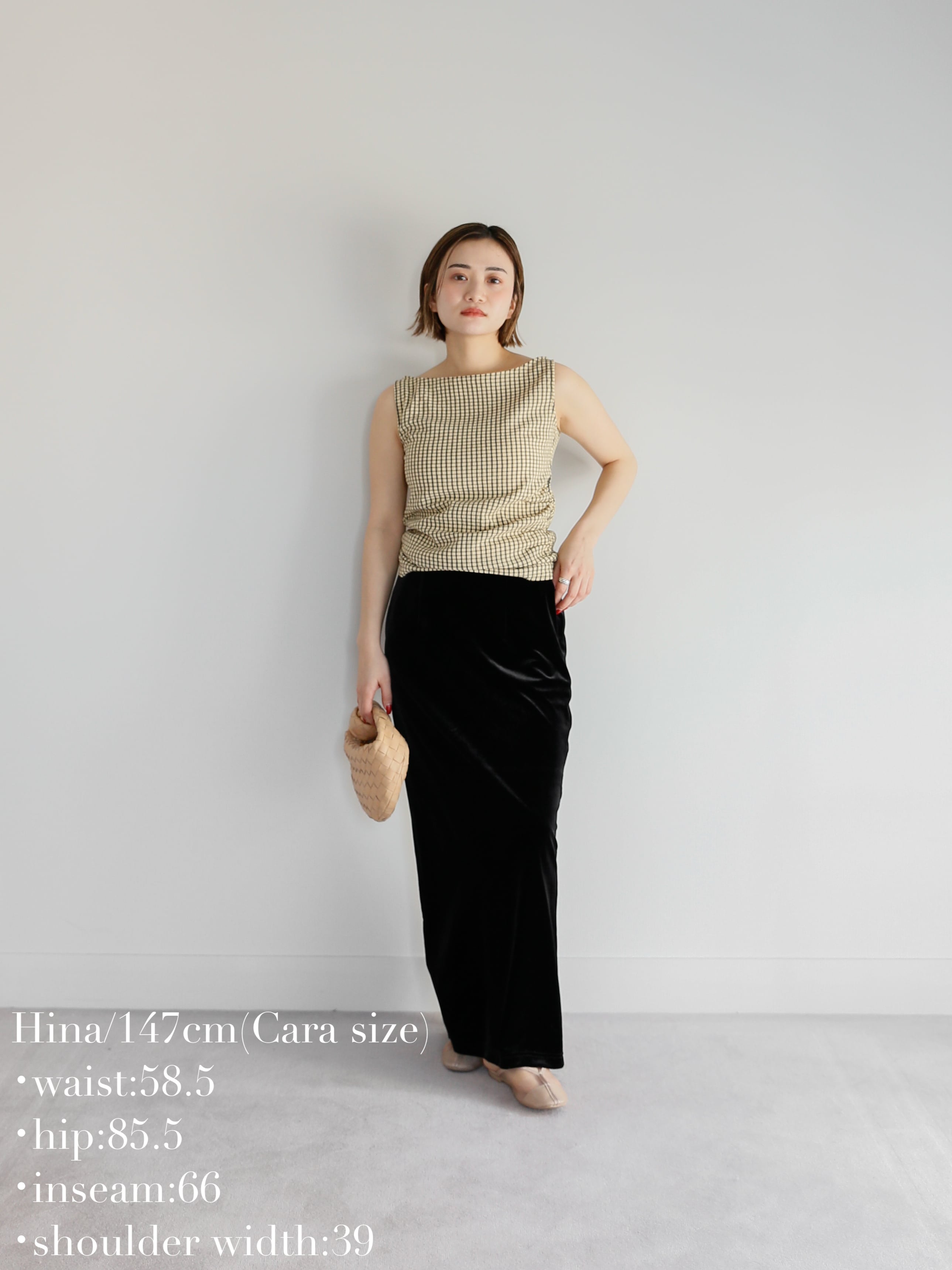 KATRIN TOKYO ボートネックチェックトップスM ピンク boat neck check tops | Katrin TOKYO