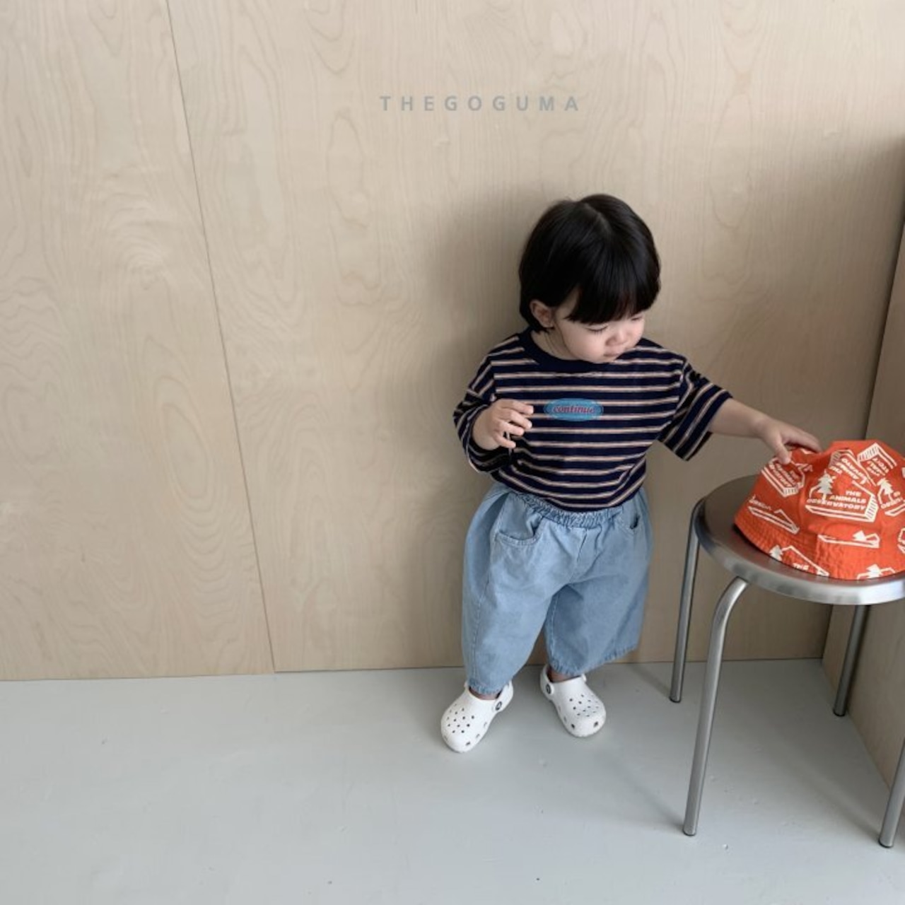 THE GOGUMA 26/SM 刺繍ポケットデニム