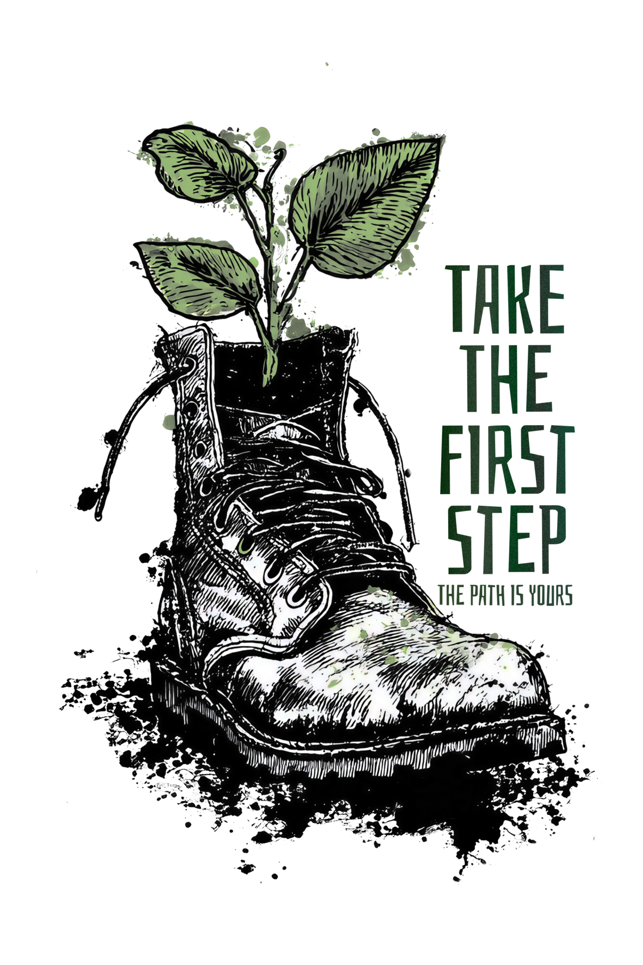 STEP FORWARD　Garment dye Sweatshirt White [T0024]