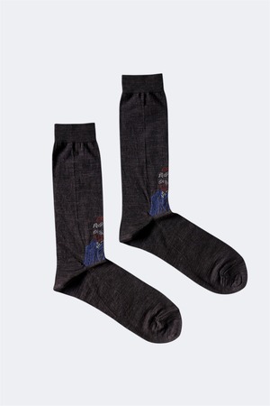 Kota Gushiken 【A Touch of Van Gogh Socks  -Dark Brown-】