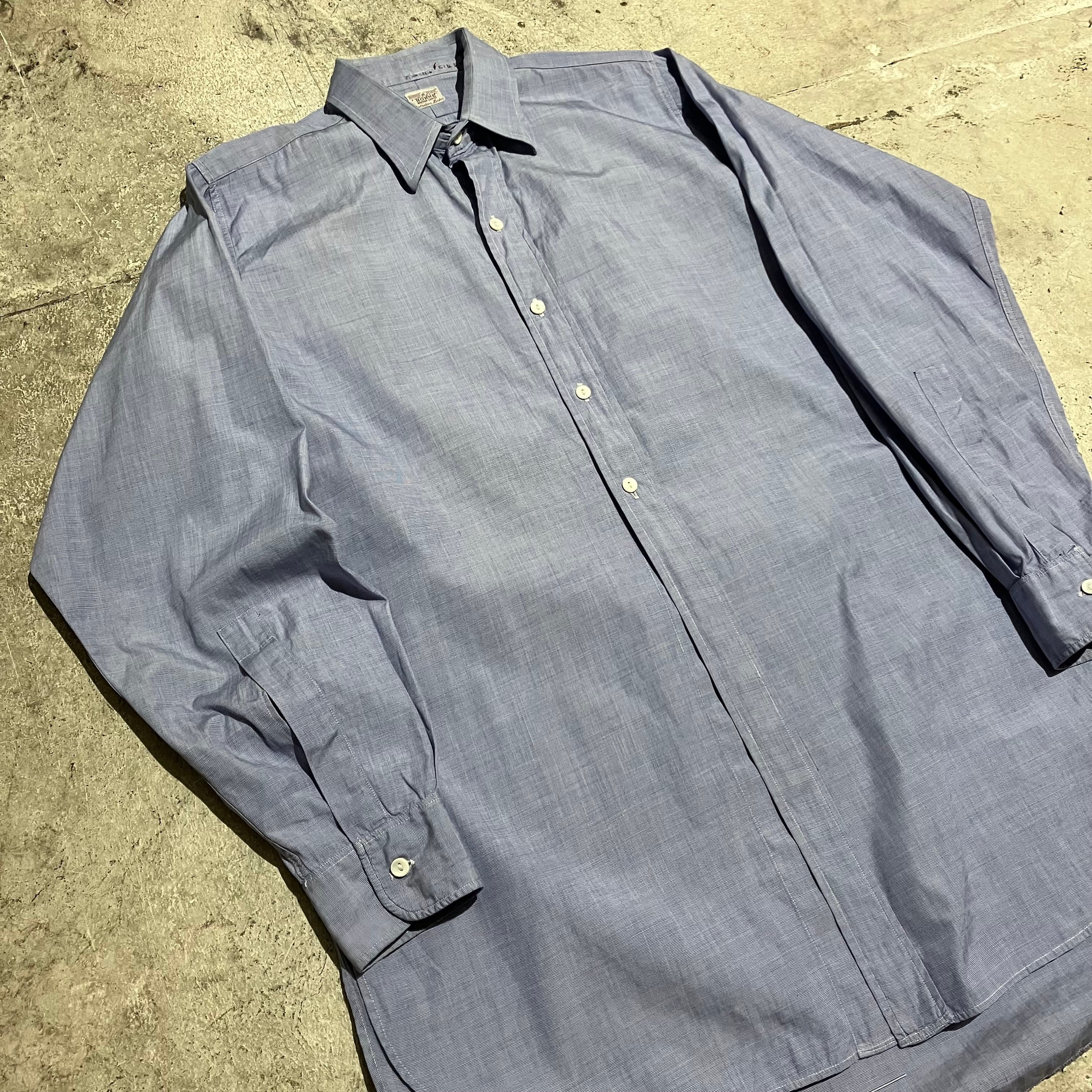 60s～ イギリス軍 / オフィサーシャツ サイズ15 | DonDonDown