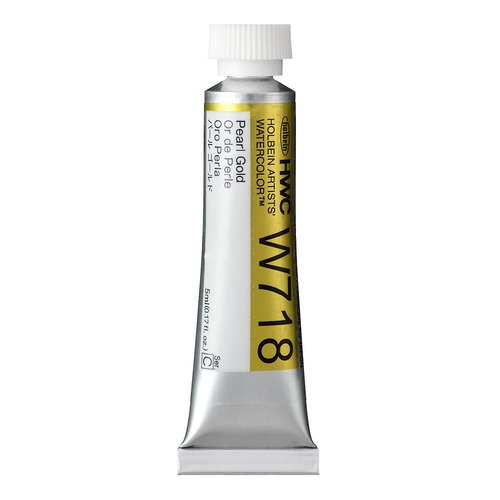 ホルベイン  パールカラーズ パールゴールド  [ W718・5ml ]
