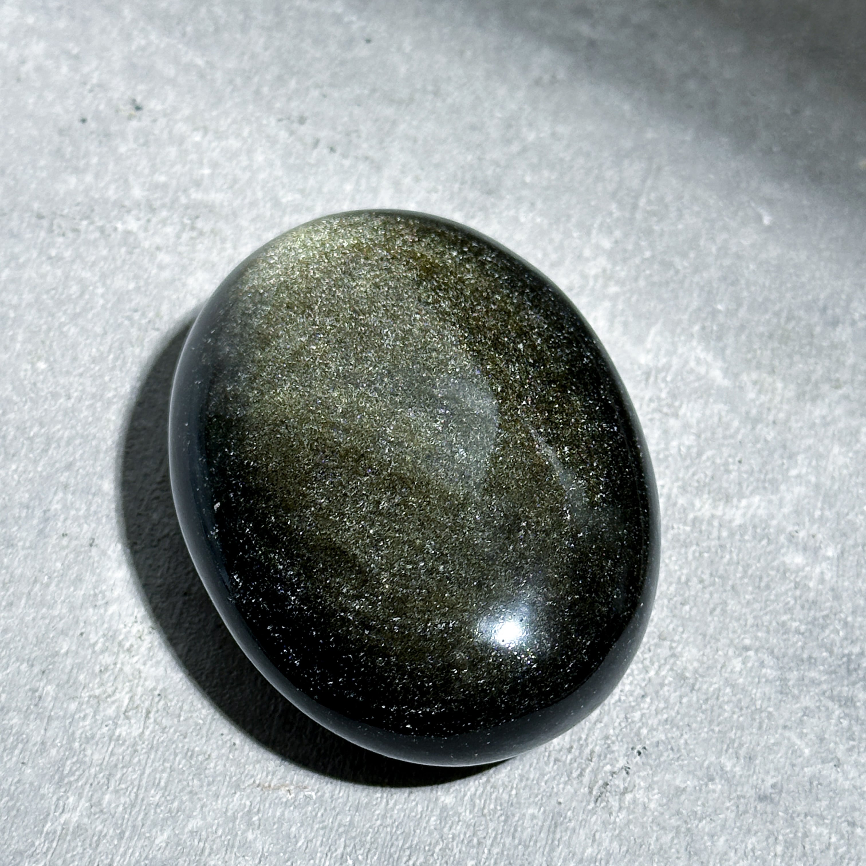 ゴールドオブシディアンパームNo.580 ゴールデンシーンオブシディアン パーム58◇Goldensheen obsidian