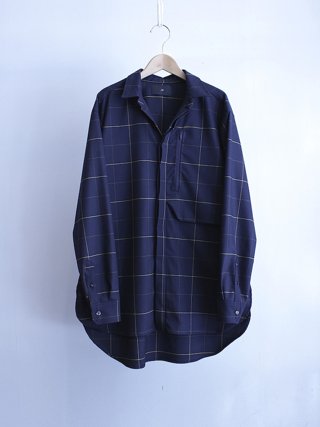 Garage.U.W FF LONG SHIRT NAVY