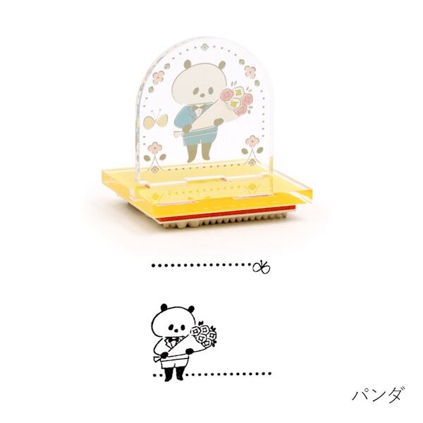 SALE】アクリルスタンドはんこ mizutama パンダ | ぶんぐマート
