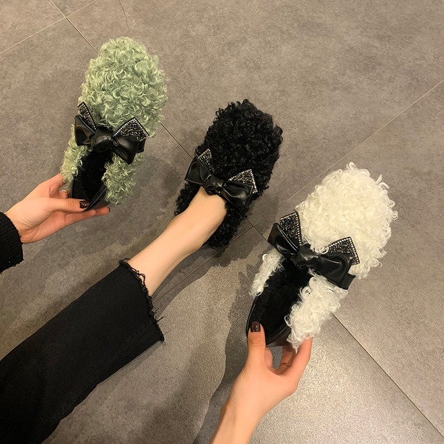 オータムレッドリボンナイトスクープ 靴 シューズ 秋物 部族の婦人靴13978770958