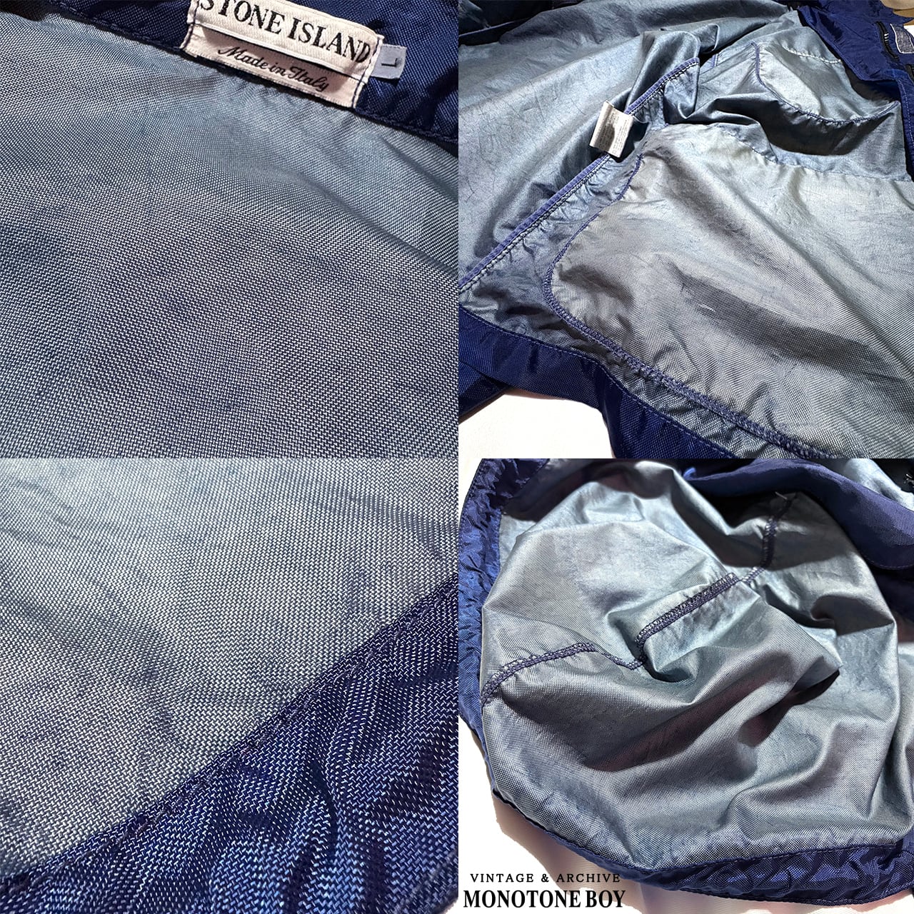 STONE ISLAND 1995 SS Formula Steel Jacket BLUE 22154X05 made in