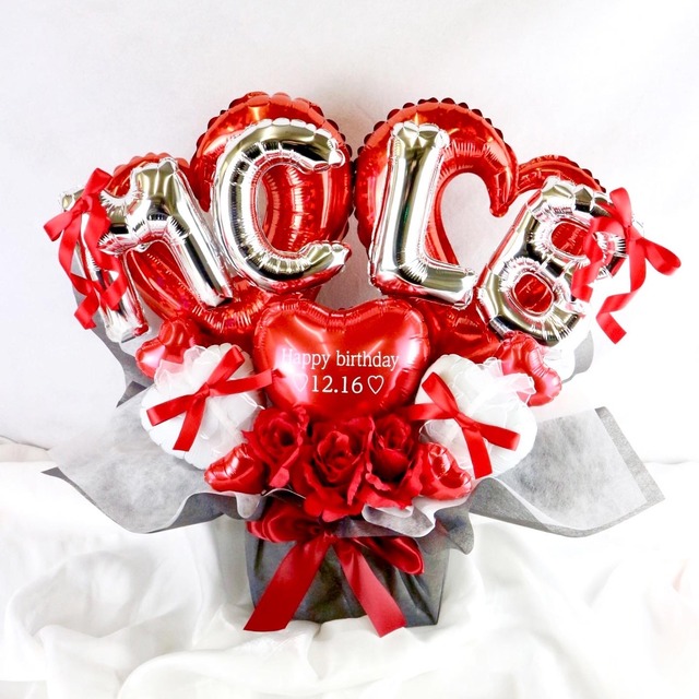 オーダー 推しバルーン 赤