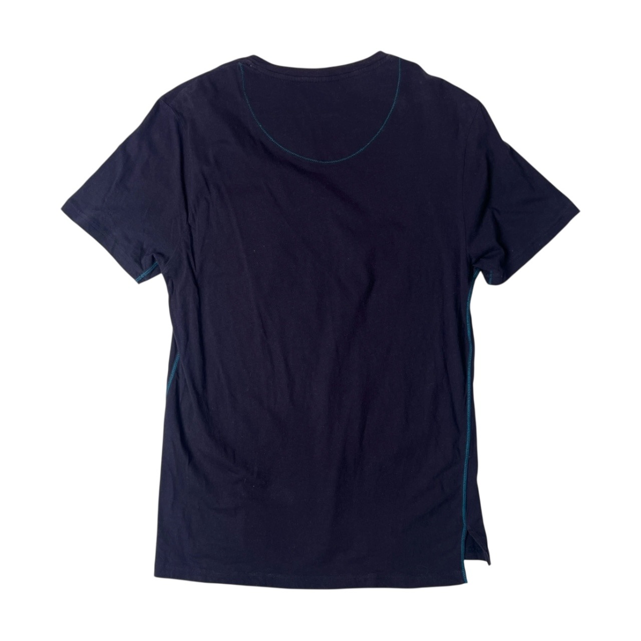 Paul Smith ポールスミス Vネック うさぎ刺繍 半袖Tシャツ L/ネイビー