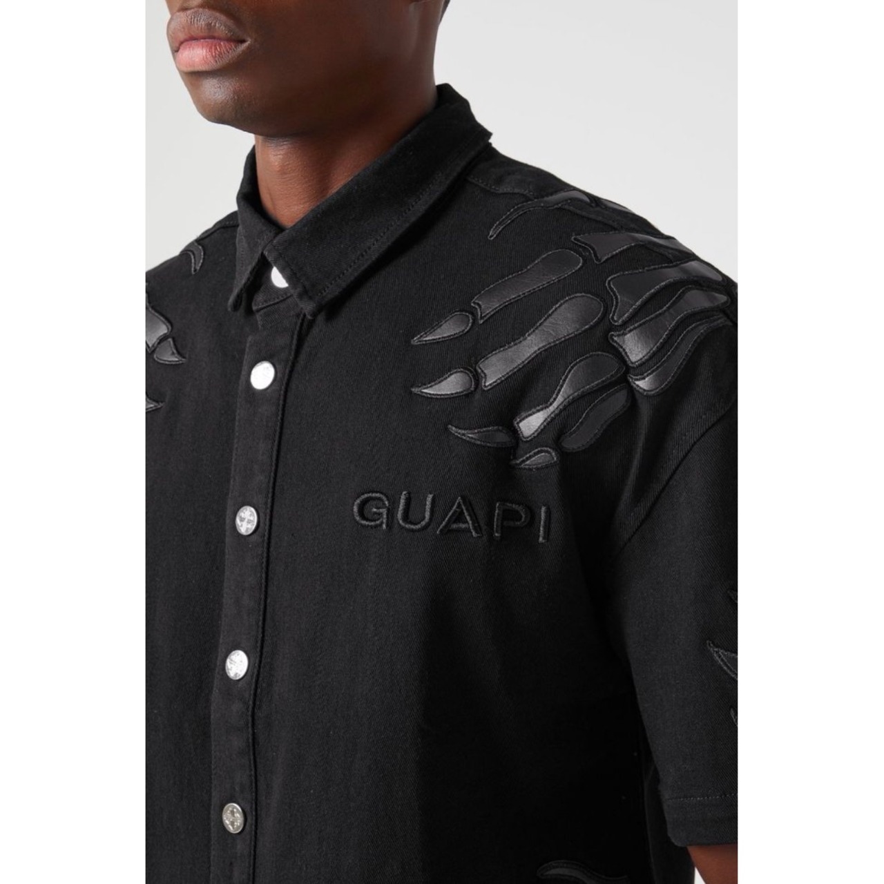 GUAPI / all black hell dragger denim shirts