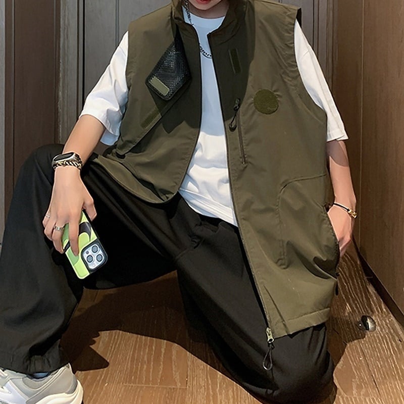 【cccmalie】 ジップアップベスト cccmalie シーマリージップアップベスト