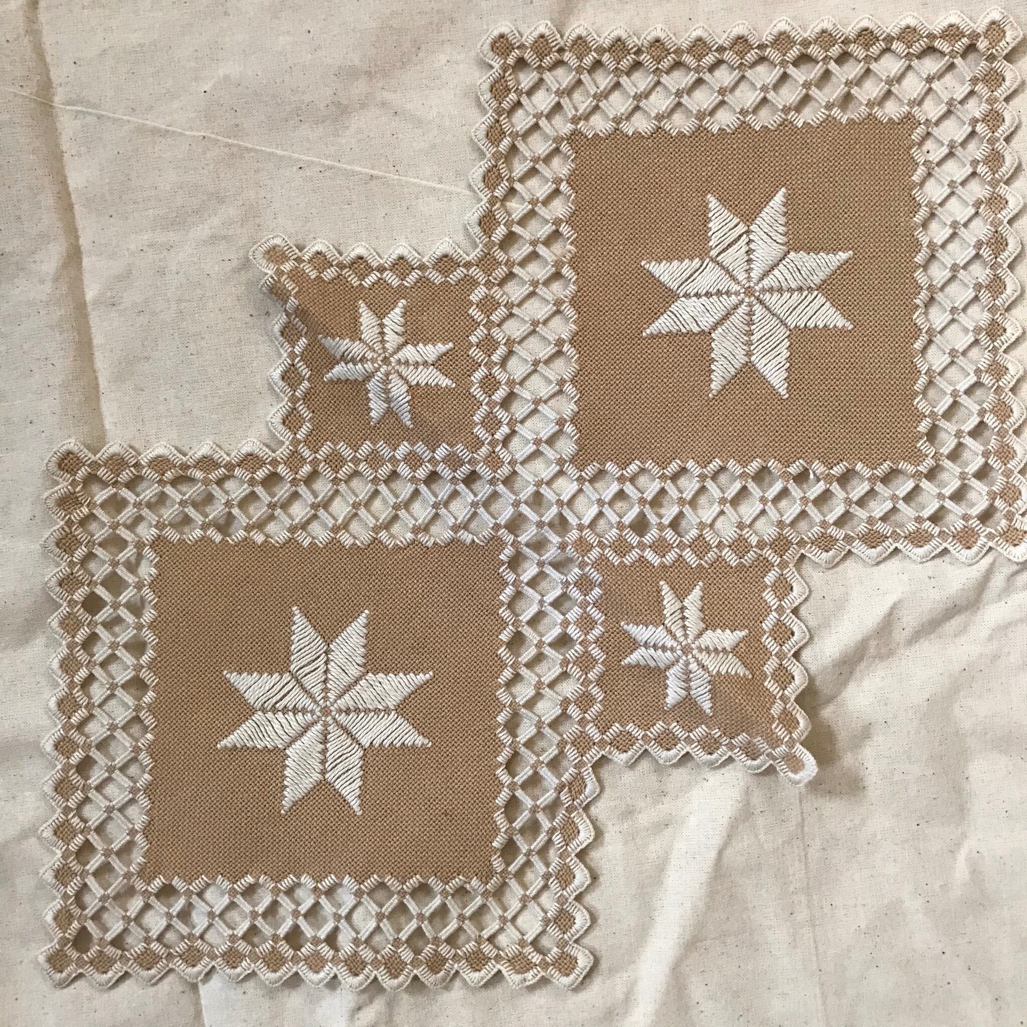 カクカクした布