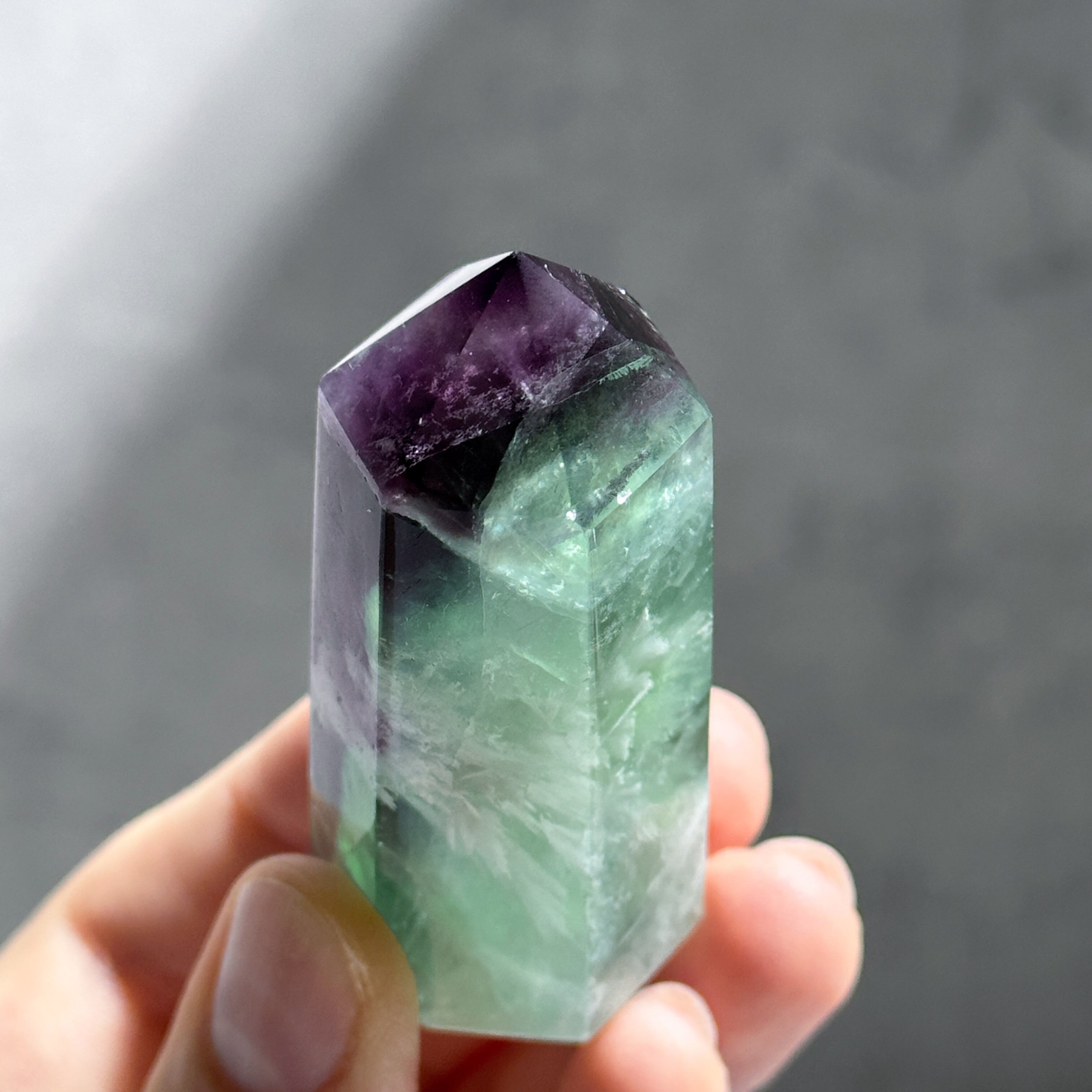 エンジェルフェザーフローライトタワー型 83◇ Angel Feather Fluorite