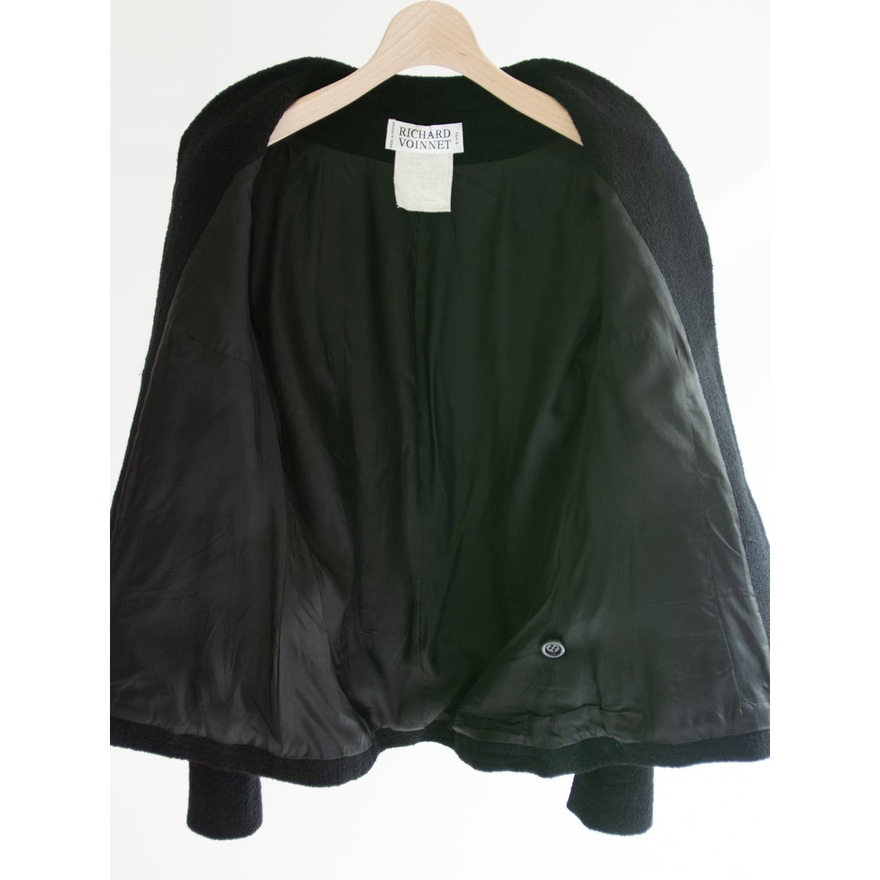 【RICHARD VOINNET】Made in France Wool Collarless Jacket(フランス製 ノーカラーウールジャケット)