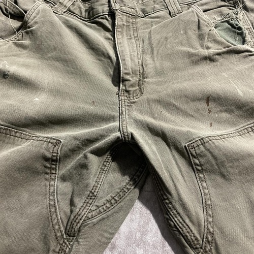 10s ニカラグア製 モスグリーン ダブルニー Carhartt 33×32 詳細写真6