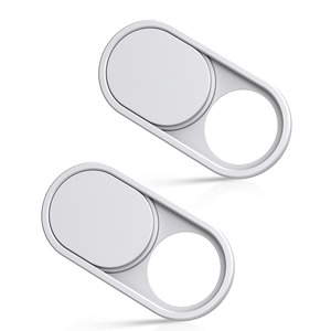 【努力特価】CloudValley ウェブカメラカバー、0.6mm 超薄型カメラカバー、メタルカメラり目隠し、プライバシー保護ウェブカメラカバーMacBook Pro、MacBook air、ノートパソコン、iMac、デスクトップ、PC、iPad、iPhone 8/7/6 Plus用、ホワイト