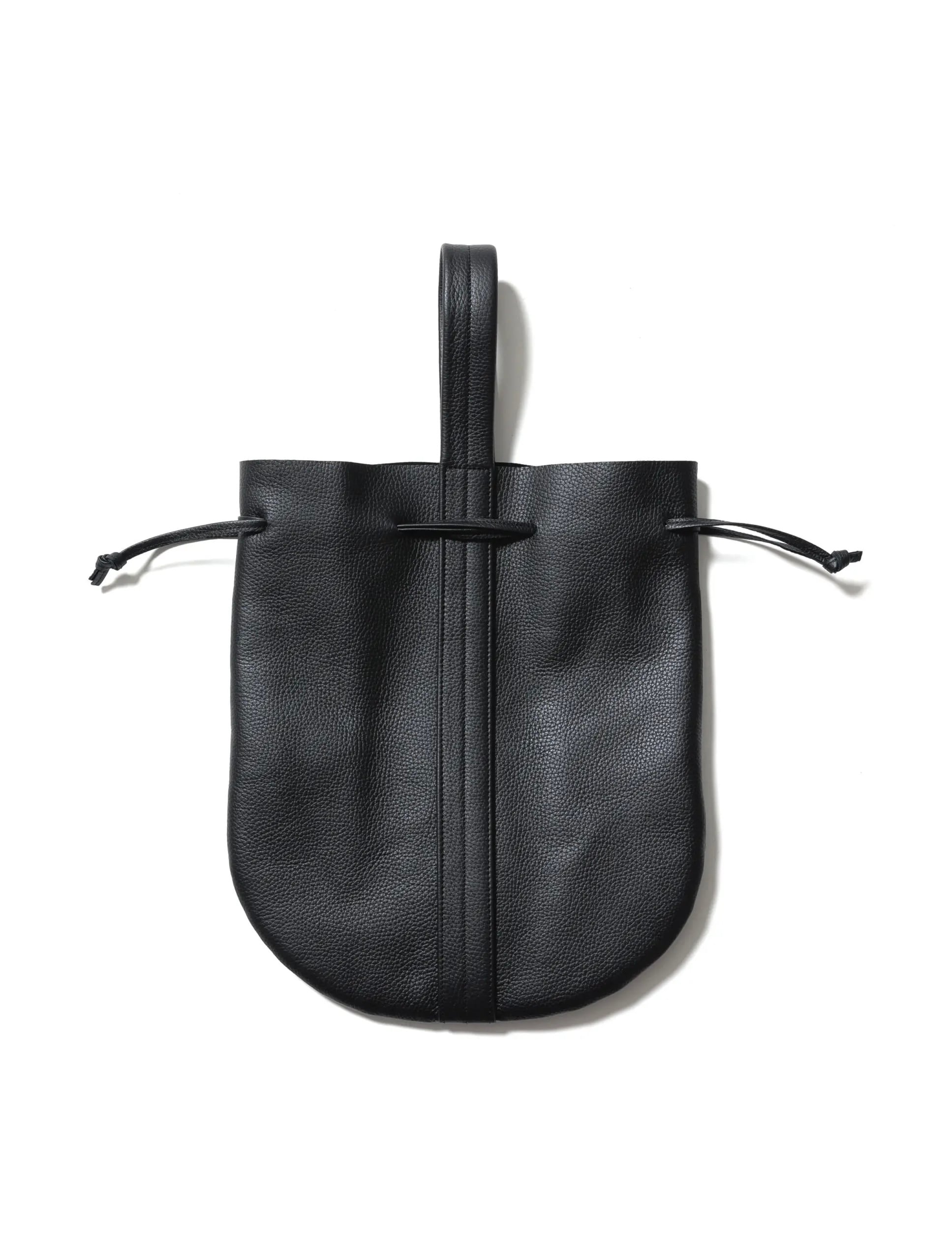 Sasquatchfabrix. / LEATHER HELMET BAG (BLACK ) | THE MODERN AGE