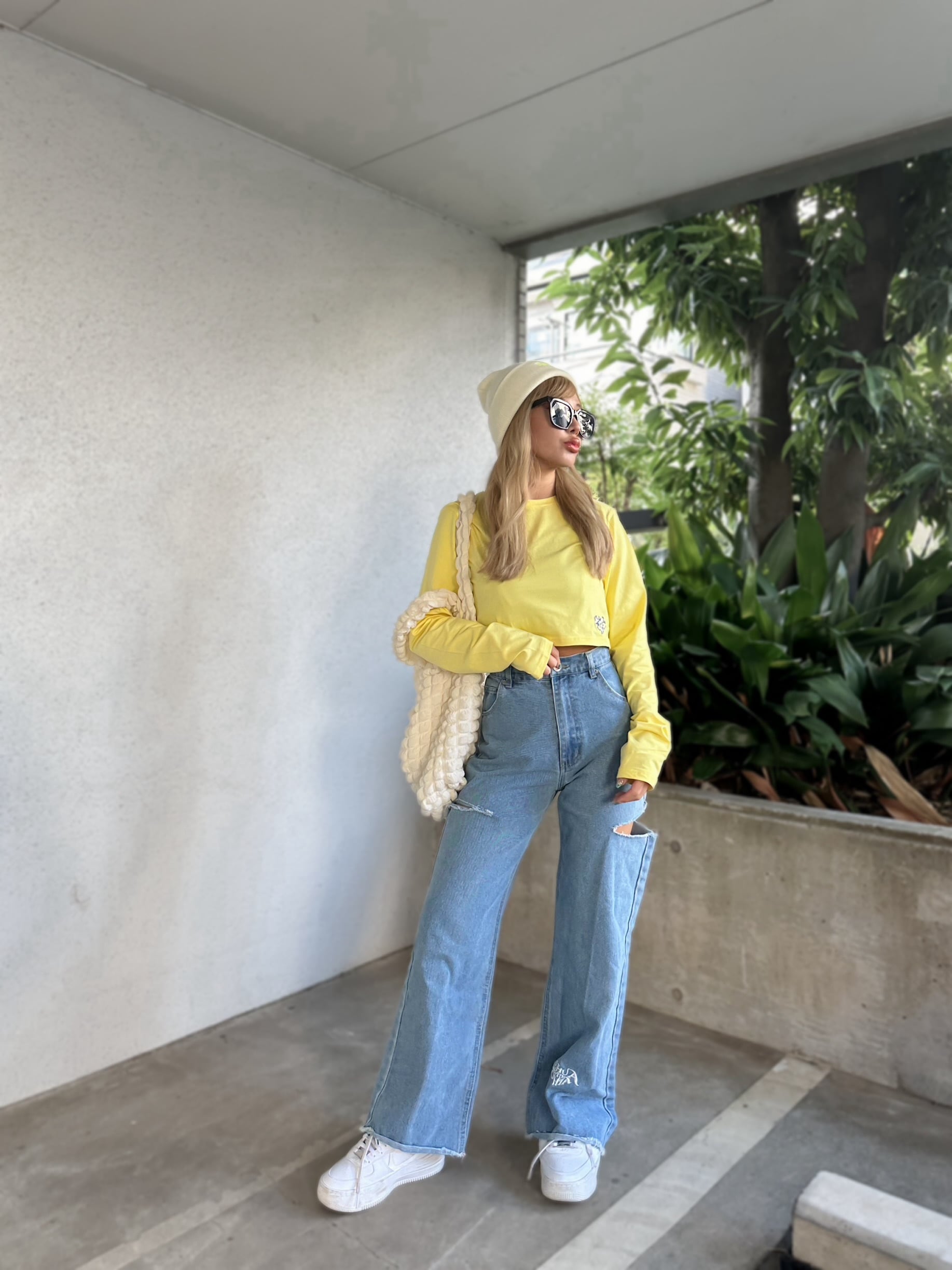 LEHUAOHIA -eternal love- HEART LOGO WIDE DENIM PANTS［LHPAS016S