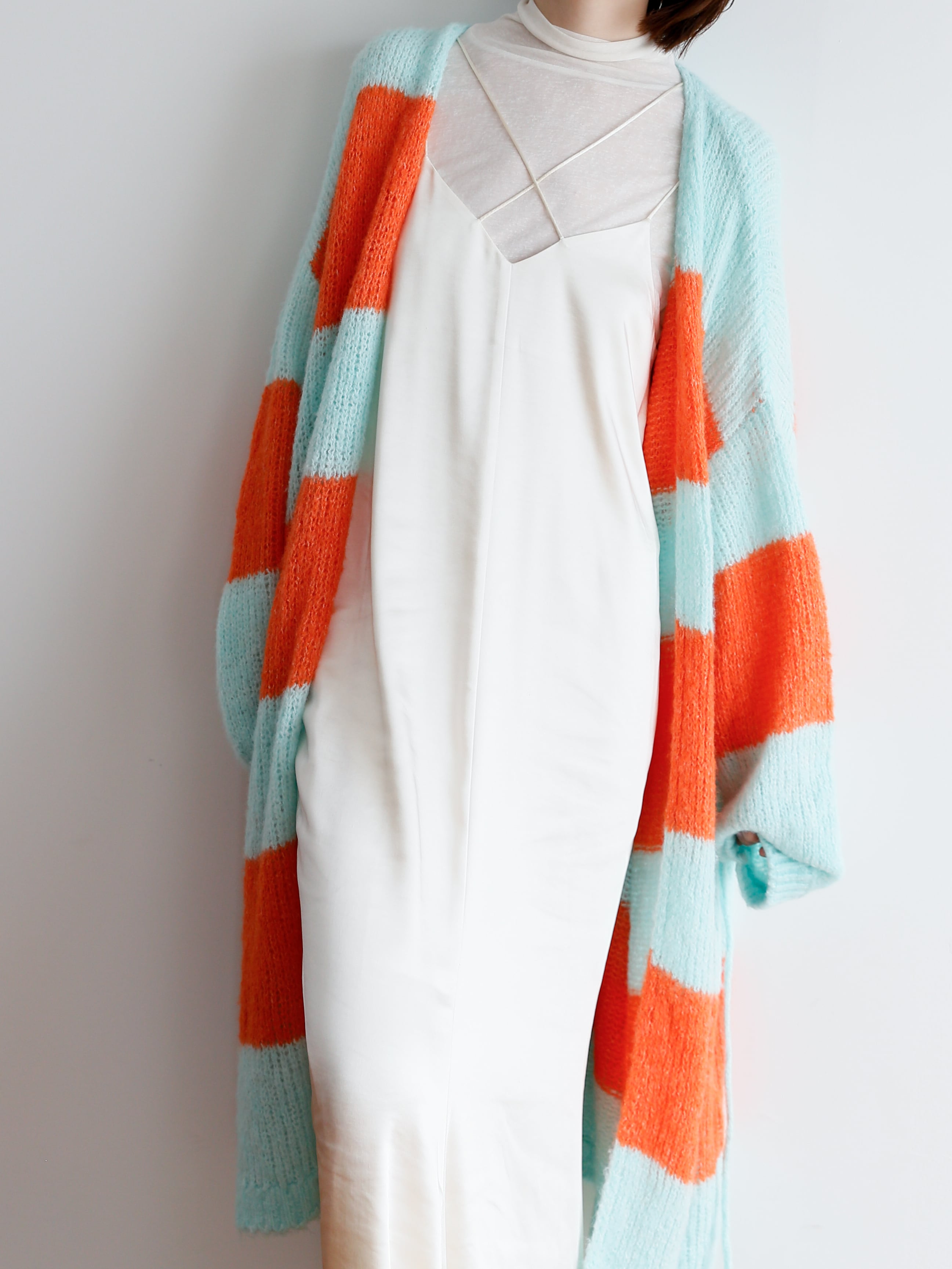 カーディガン mohair long knit cardigan mohair like long knit cardigan | Katrin TOKYO