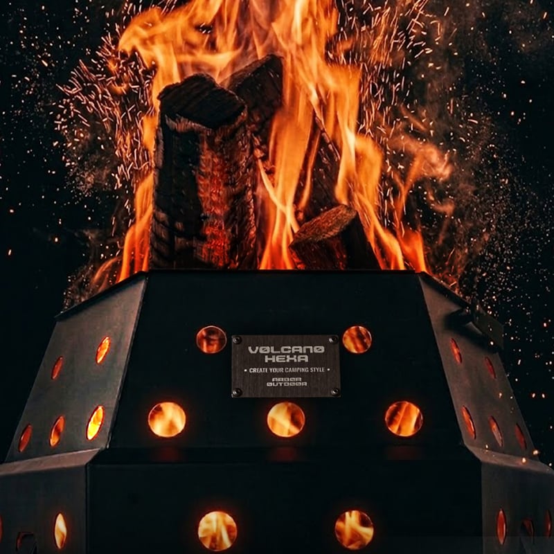 ARBOR OUTDOOR / VOLCANO HEXA 焚き火台 | GOLDEN FOREST