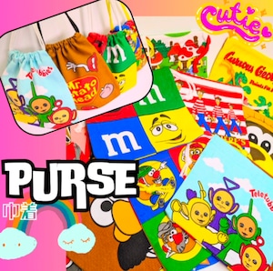 ✨️可愛すぎて何枚も欲しい♡✨️アメリカンキャラクターPURSE【 Topo Gigio(トッポ・ジージョ)】 トッポルイス / マリア・ペレーゴ / 巾着袋 〚アメリカン雑貨 アメトイ〛
